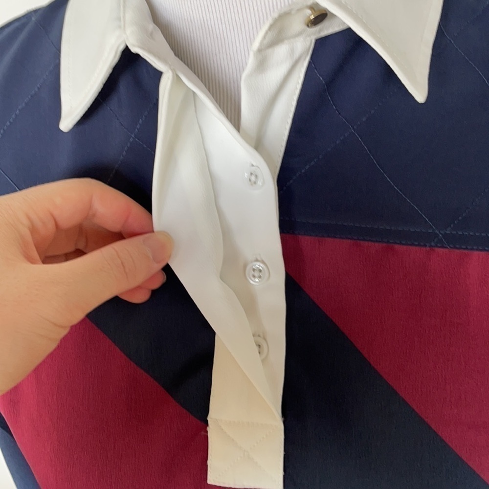 Tommy Hilfiger striped dress equestrian preppy patriotic - Picture 3 of 7
